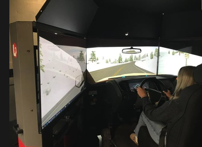 Simulator mimics drunk driving